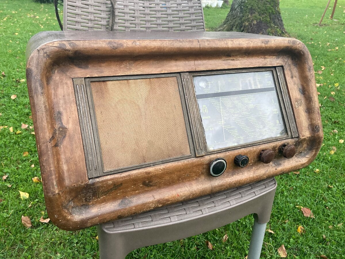 Starožitné retro rádio magnadyne - 2