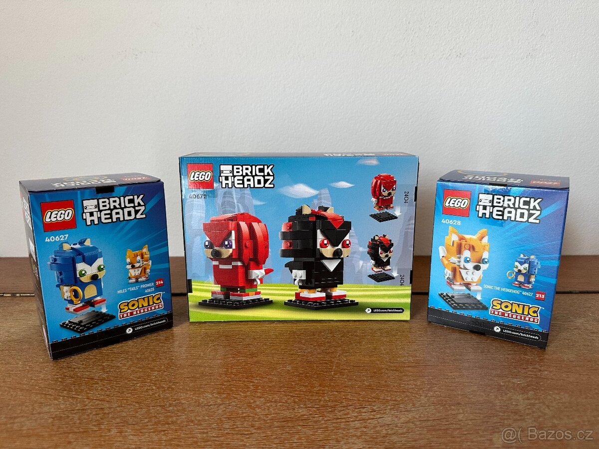 LEGO® Brickheadz Sonic, Miles Tails, Knuckles, Shadow - 2