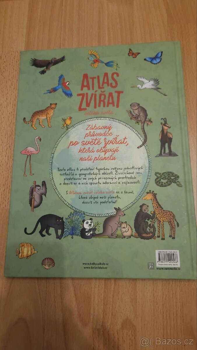 Kniha Atlas zvířat celého světa - 2