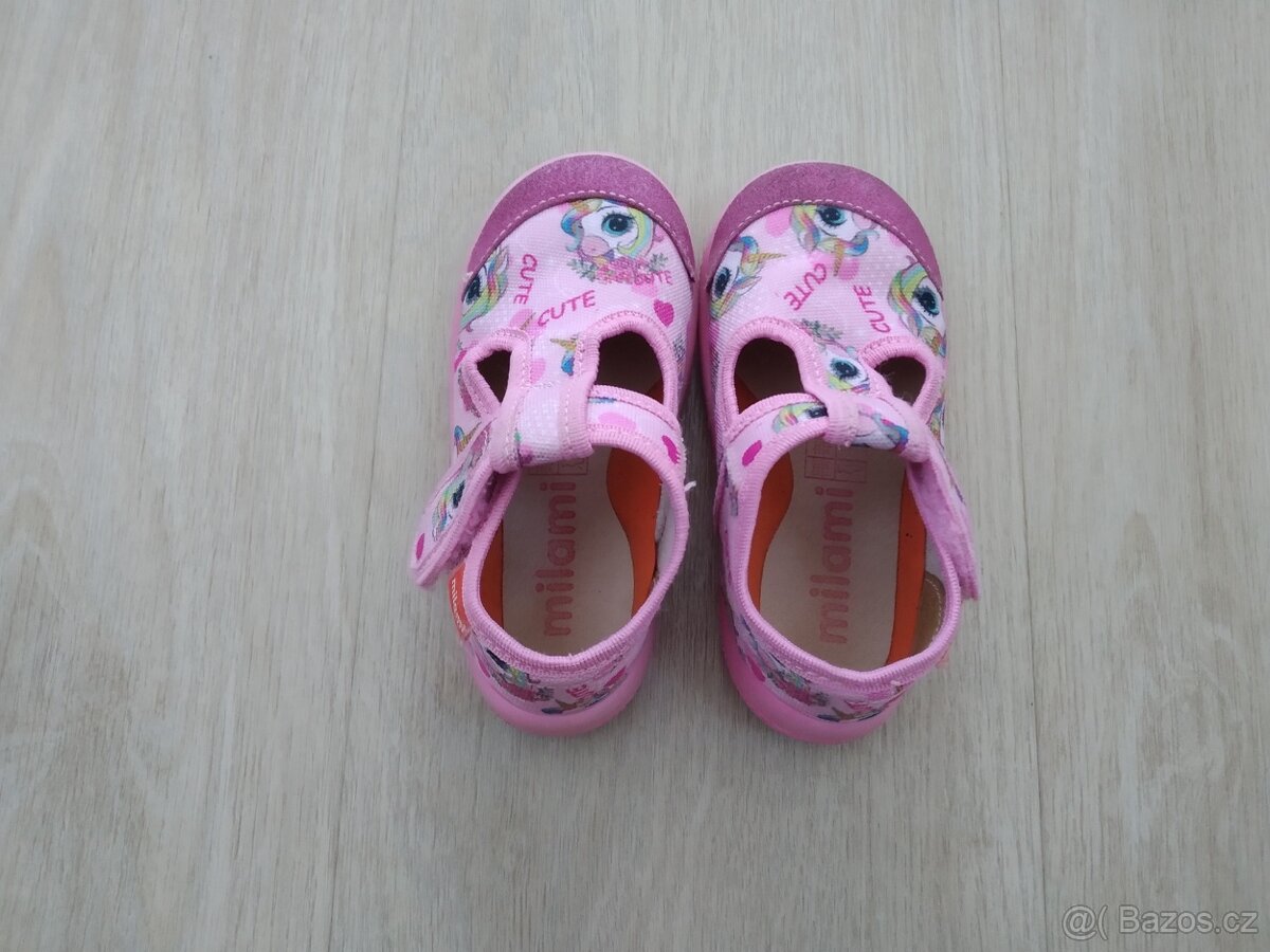 Dětské bačkory Milami vel.24 - 2