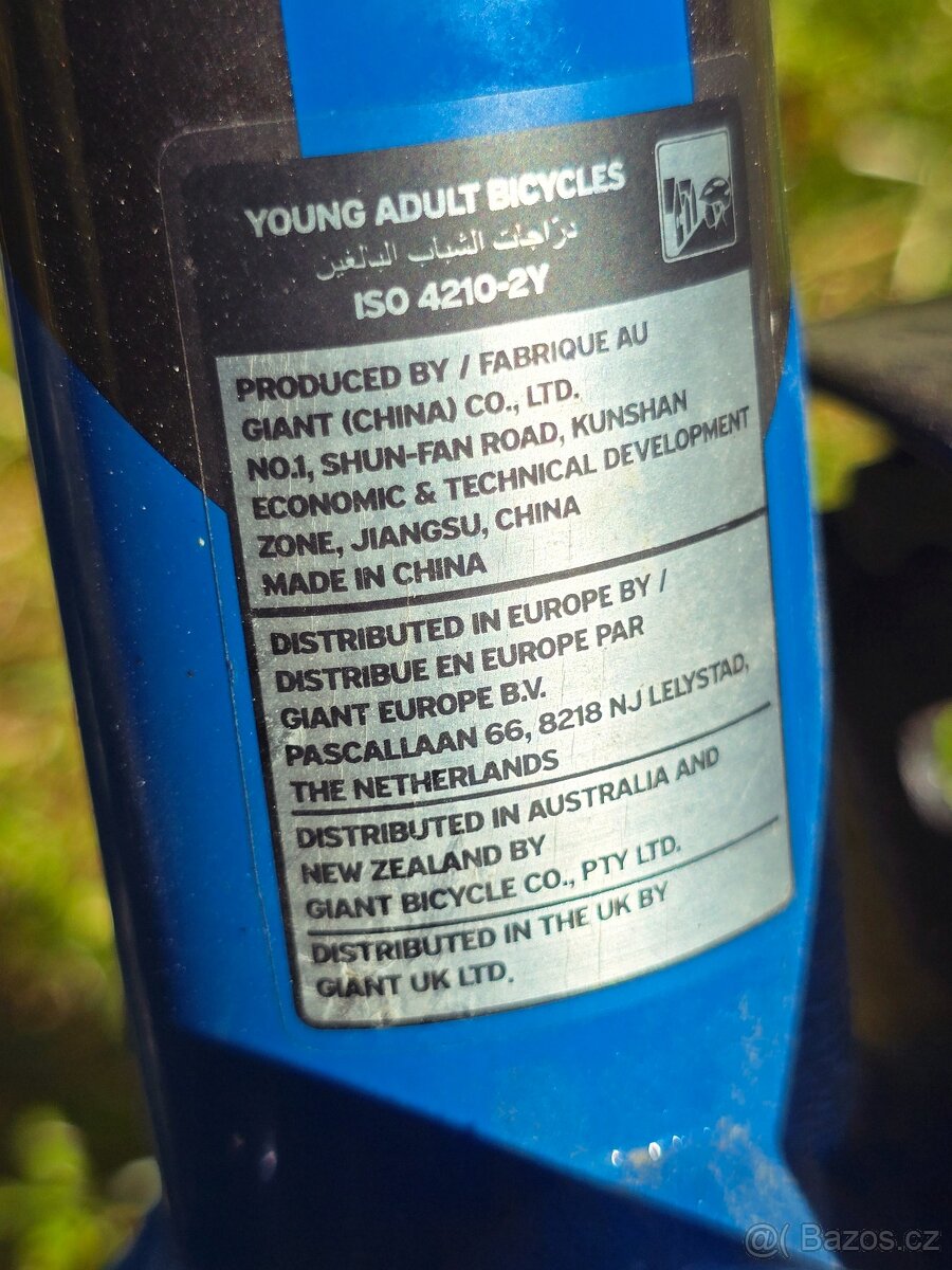 Dětské kolo Giant ARX 16 modré (4-6) - 2