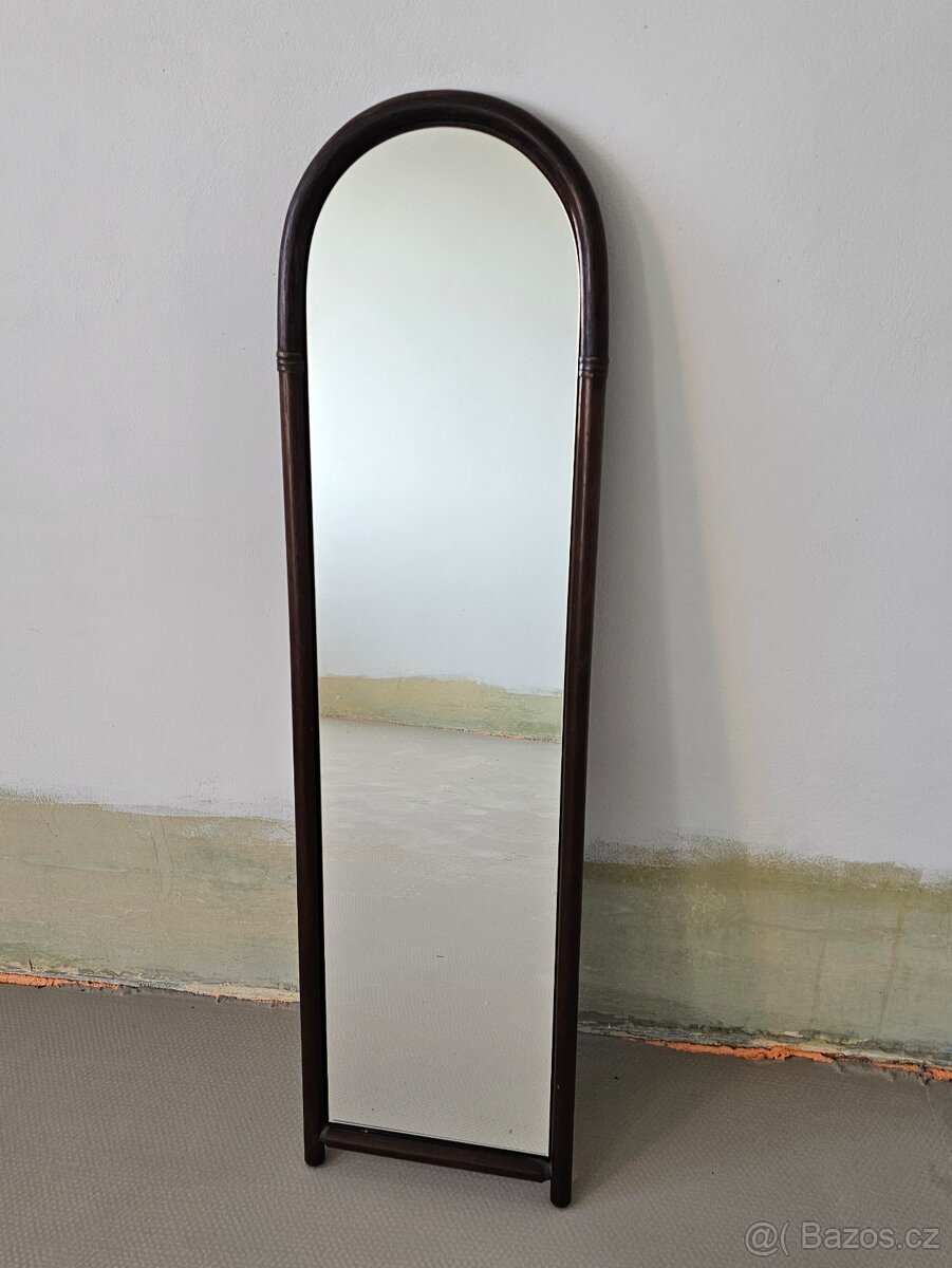 Zrcadlo v dřevěném rámu, 30 cm x 110 cm - 2