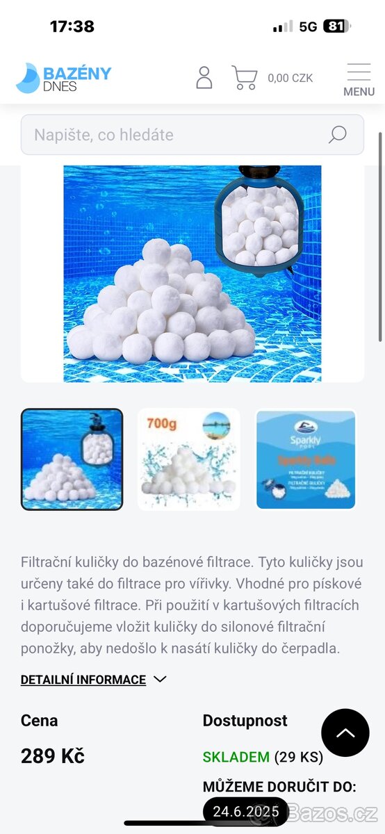 Filtrační kuličky do bazénu - 2