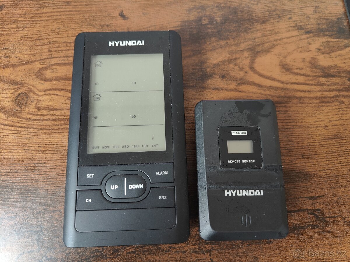 Meteorologická stanice Hyundai WS 1070 černá - 2