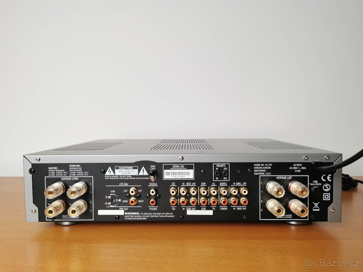 HARMANKARDON HK 970 Strieborny / PHONO - 2
