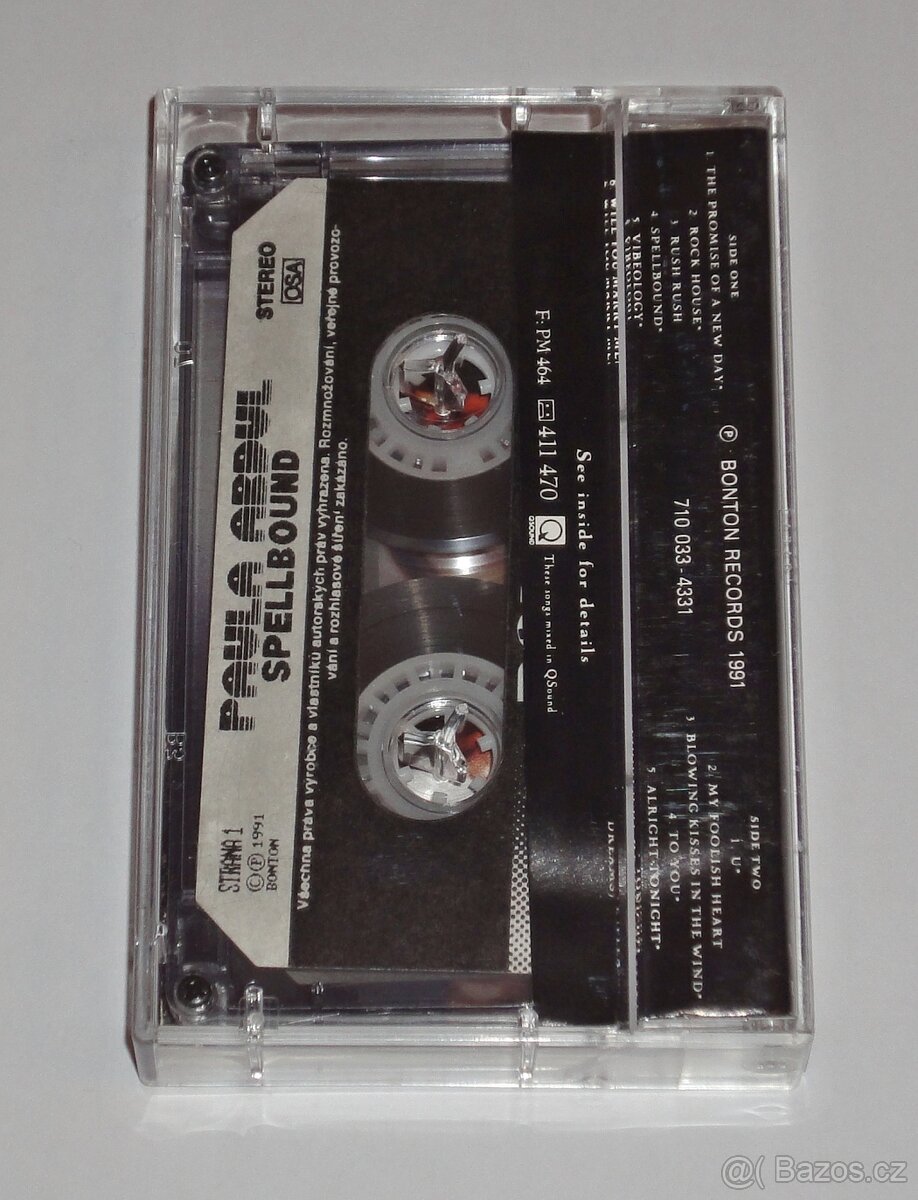 MC kazeta Paula Abdul - Spellbound 1991 Bonton - 2