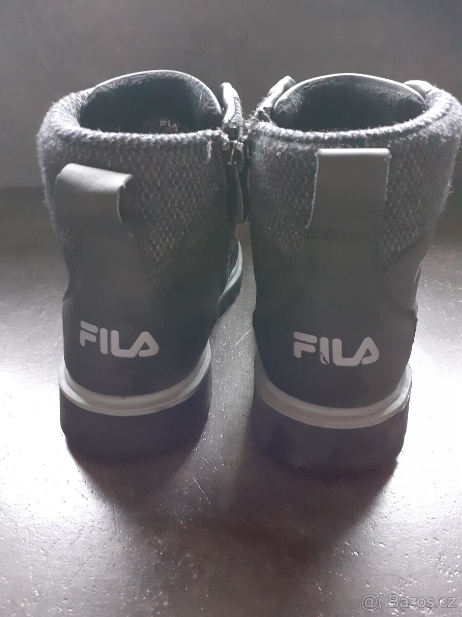 Dětské zimní boty na zip Deichmann Fila vel. 35 - 2