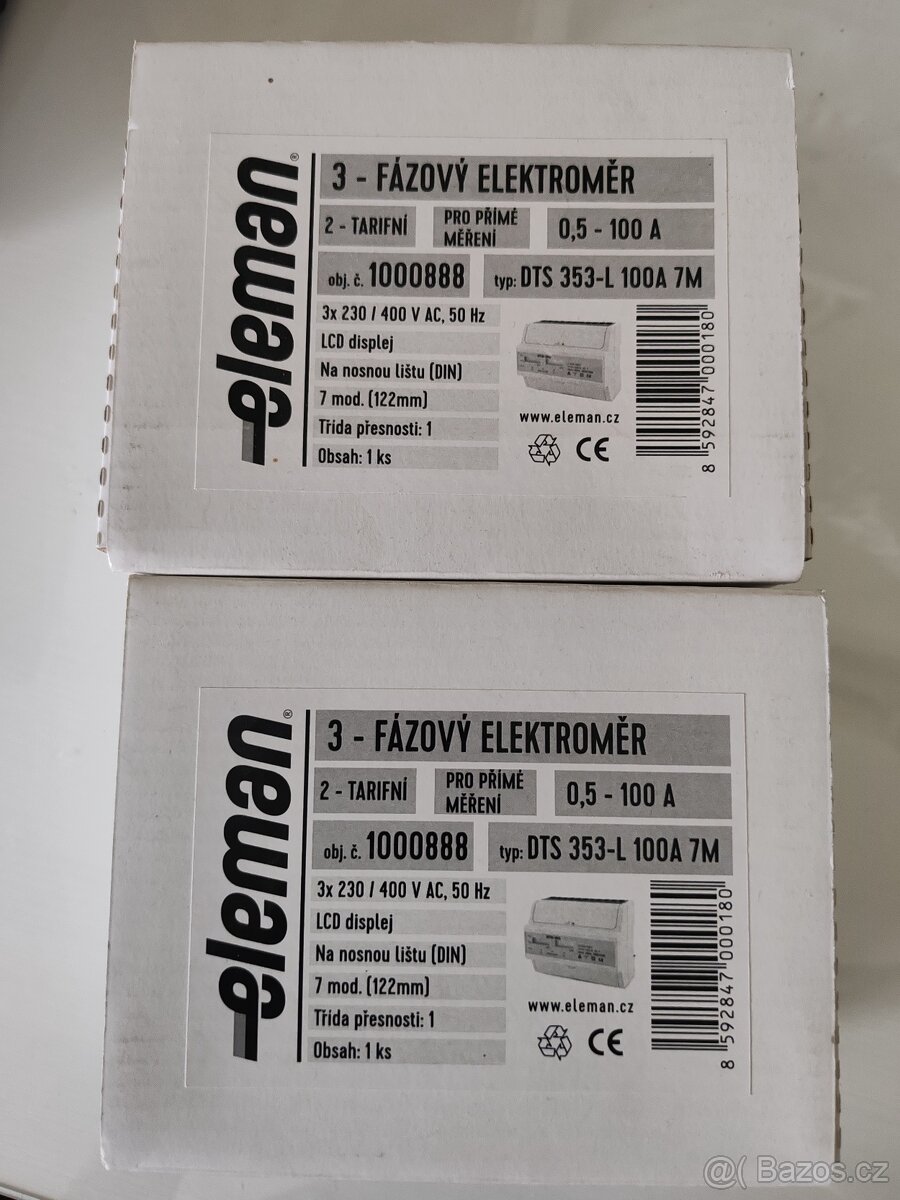 3 - fázový elektroměr Eleman - 2