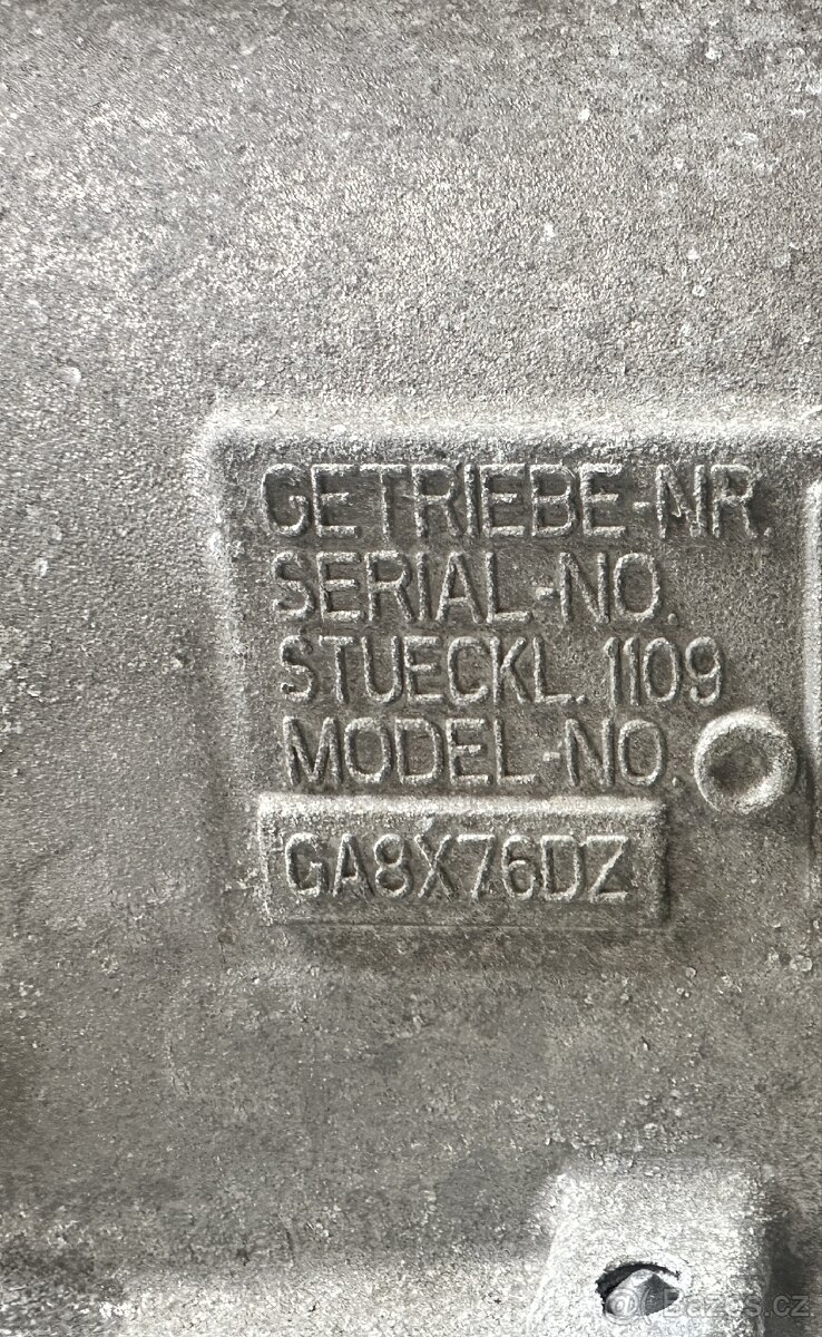 Automatická převodovka GA8X76DZ - 2