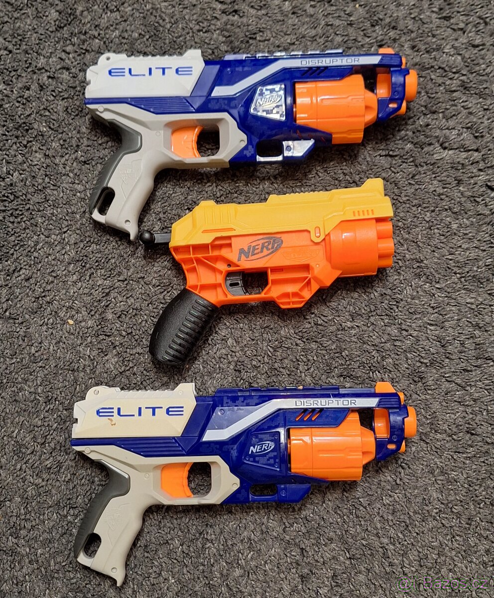 Pistole Nerf 3+1 zdarma - 2