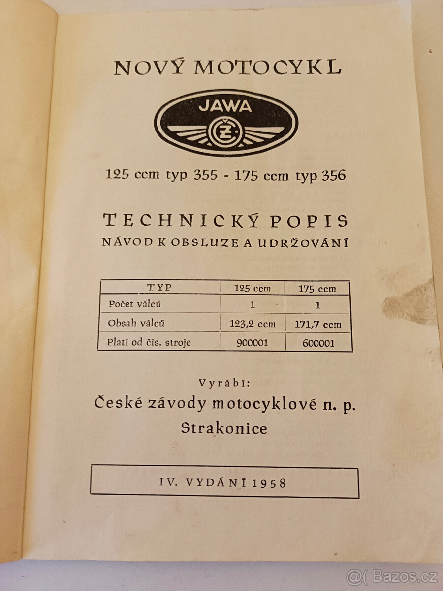 JAWA 125/175 ccm-návod k obsluze a údržbě - 2