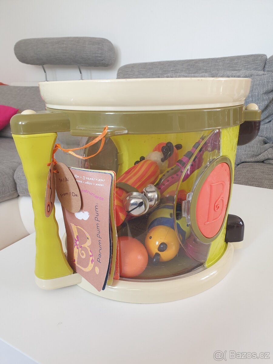 Hudební nástroje Bubínek Parum Pum Pum B-Toys - 2