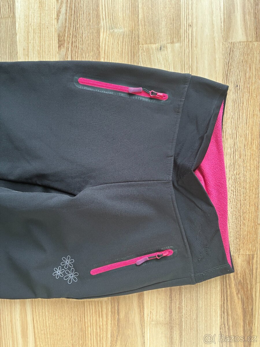 Softshellové kalhoty LEWRO 152/158 + kapsáče ZDARMA - 2