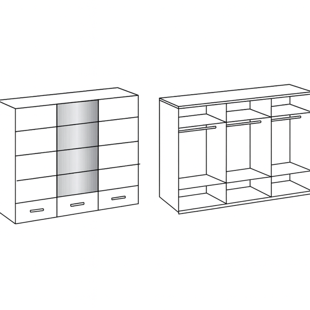Skříň s posuvnými dveřmi Ernie - 2