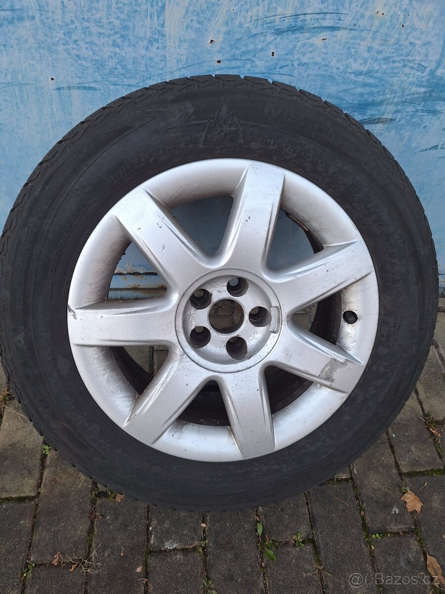 Kola 5x98, Citroen C8 zimní pneu - 2