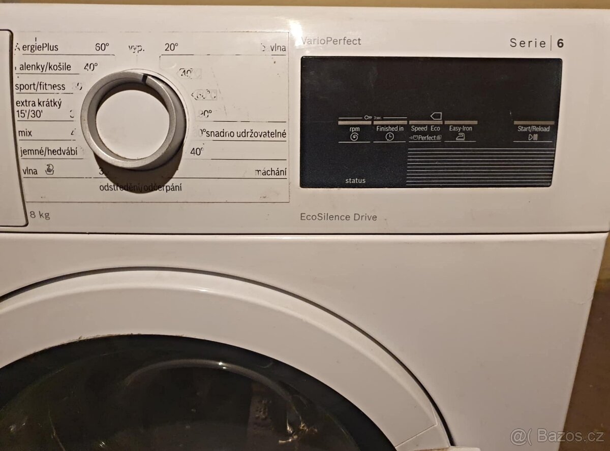 PRACKA BOSCH WAT24360BY,8KG,BOCNI PLNENI,PLNE FUNKCNI,VELMI - 2