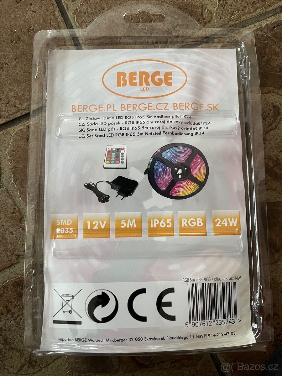 LED pásek RGB - 5m - 2