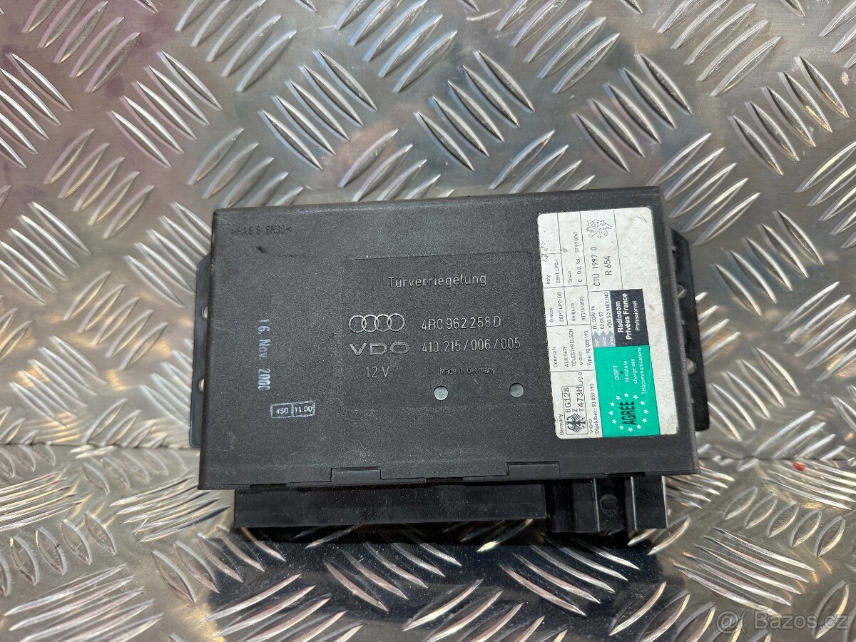 ŘÍDICÍ JEDNOTKA KOMFORTU 4B0962258D - 2