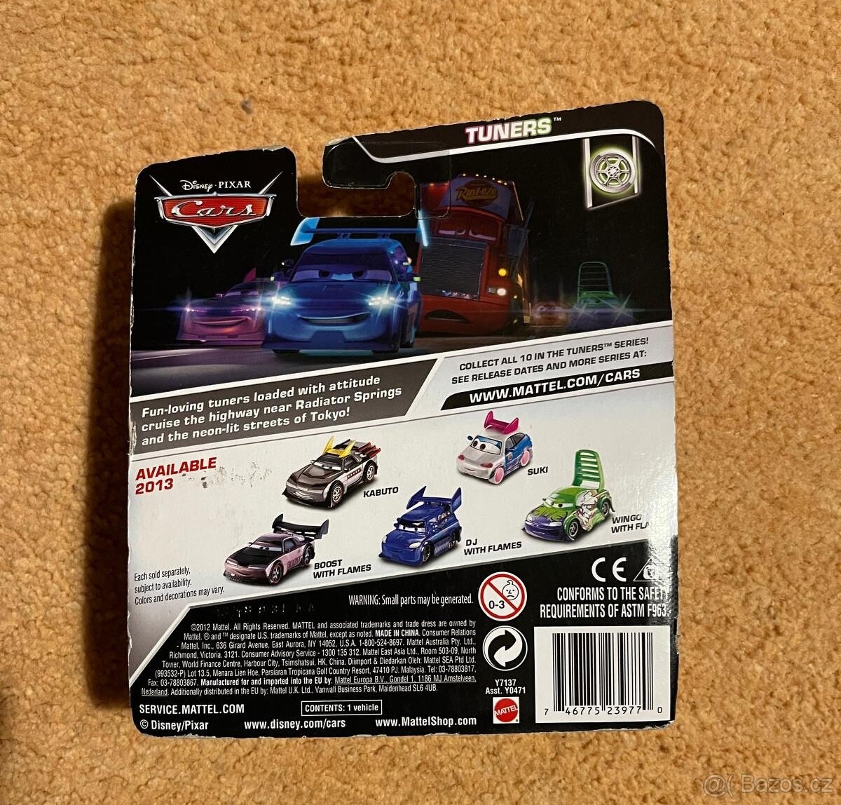 Autíčko Suki Cars Disney Pixar - 2