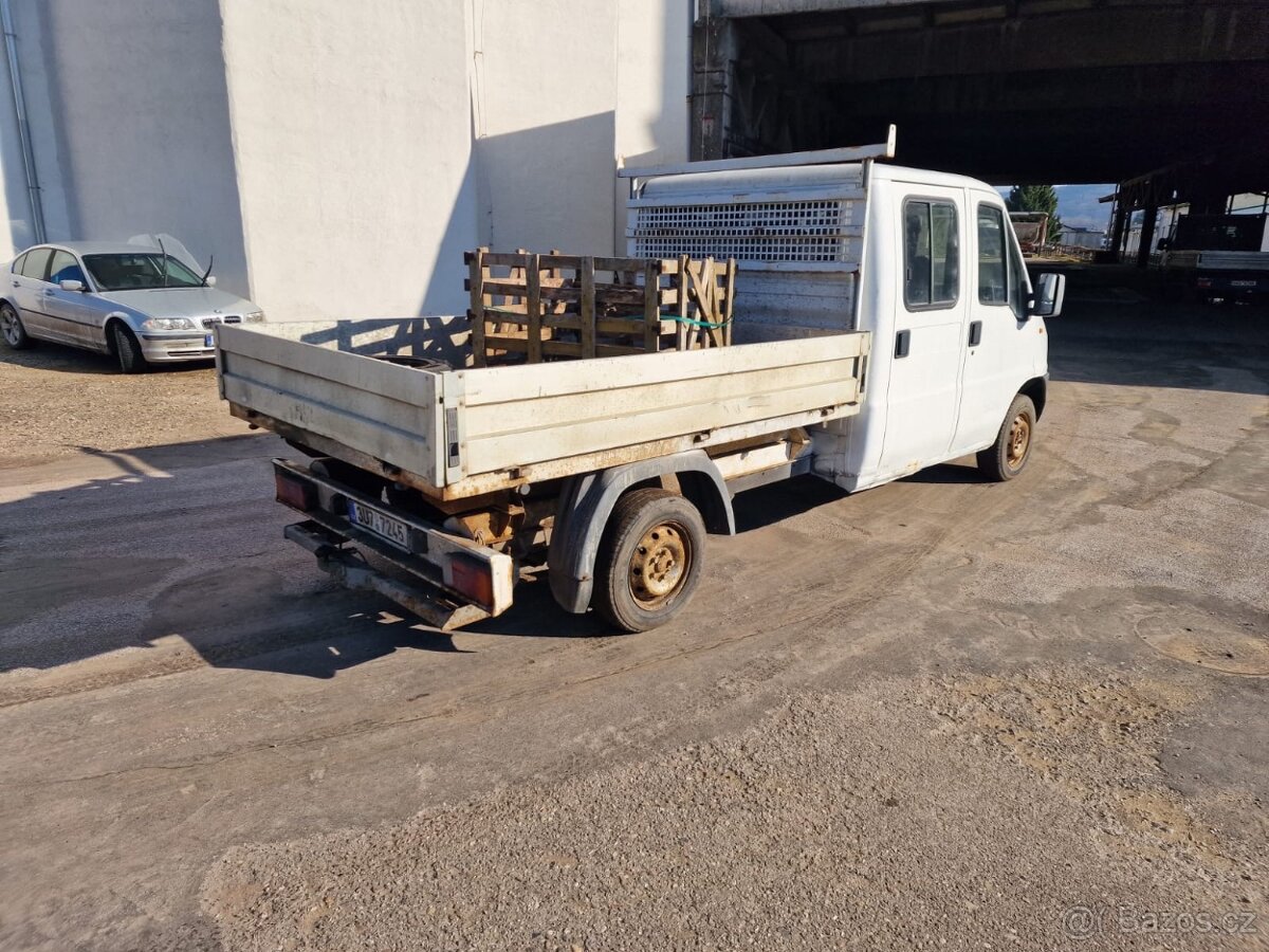Fiat ducato valník doublecab 7mist, 2.5diesel, r.v 1998, se - 2