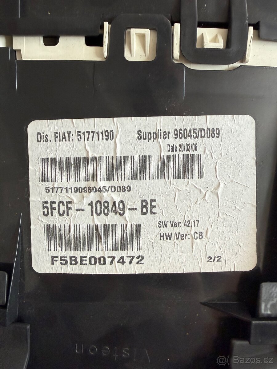 Budíky Fiat Stilo 💎SPORT💎 - 2