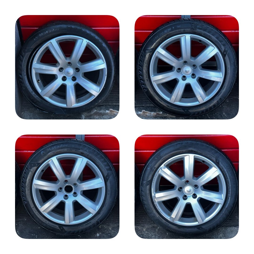 Original ALU kola VW Dynamic 18" 7,5J ET40 + 235/50/R18 - 2