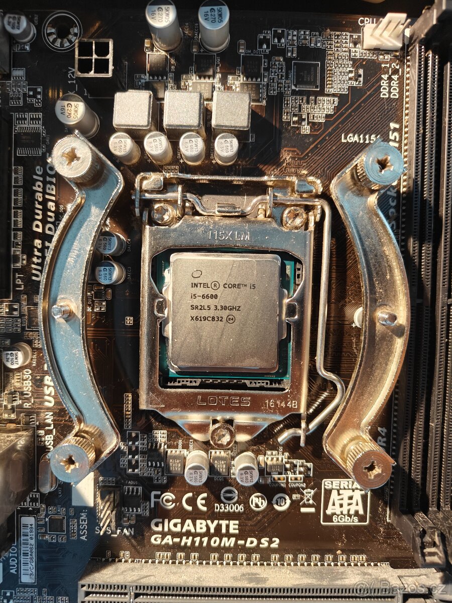 Intel Core i5-6600 + MB Gigabyte GA-H110M + Noctua NH-U9B - 2