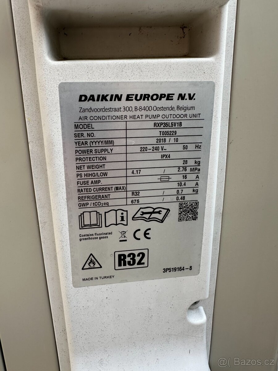 Venkovní invertorová klimatizační jednotka DAIKIN - 2