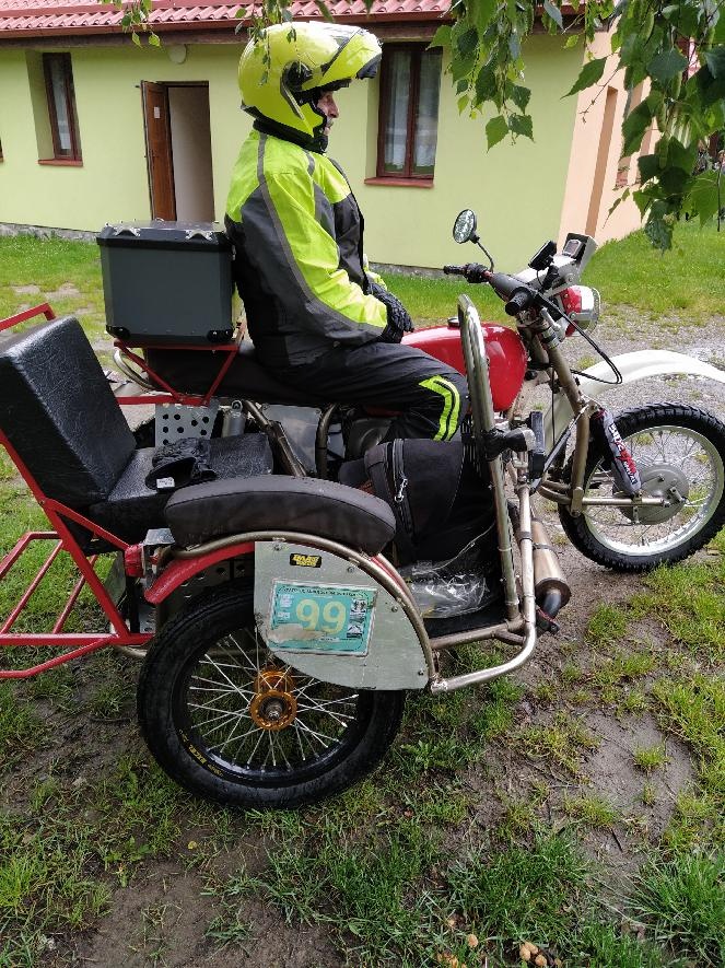 Sajdkára BMW HW2, R100, Enduro, Rarita - 2