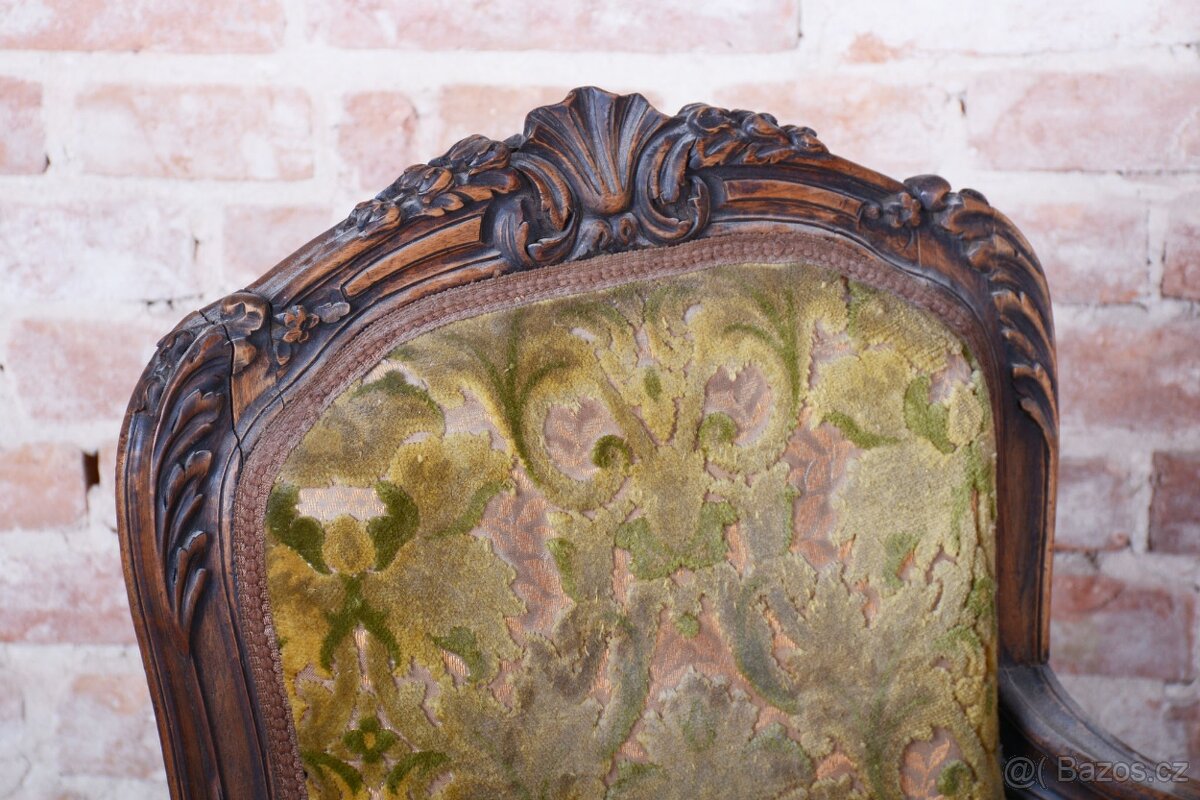 Historické barokní křeslo - 2