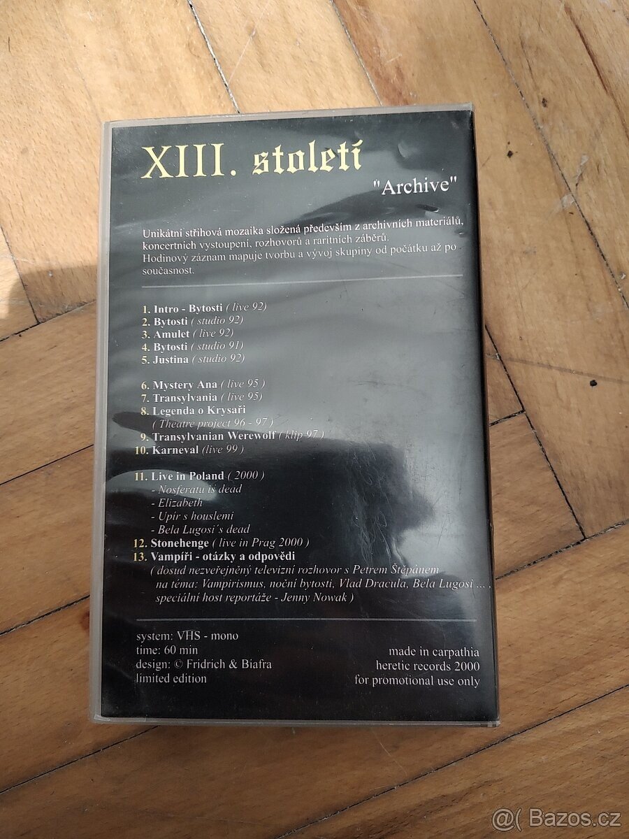 XIII Století - vhs kazeta - Archive - 2