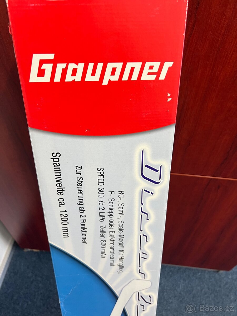 větroň DISCUS 2CT, rozpětí 1200 mm, Graupner - 2