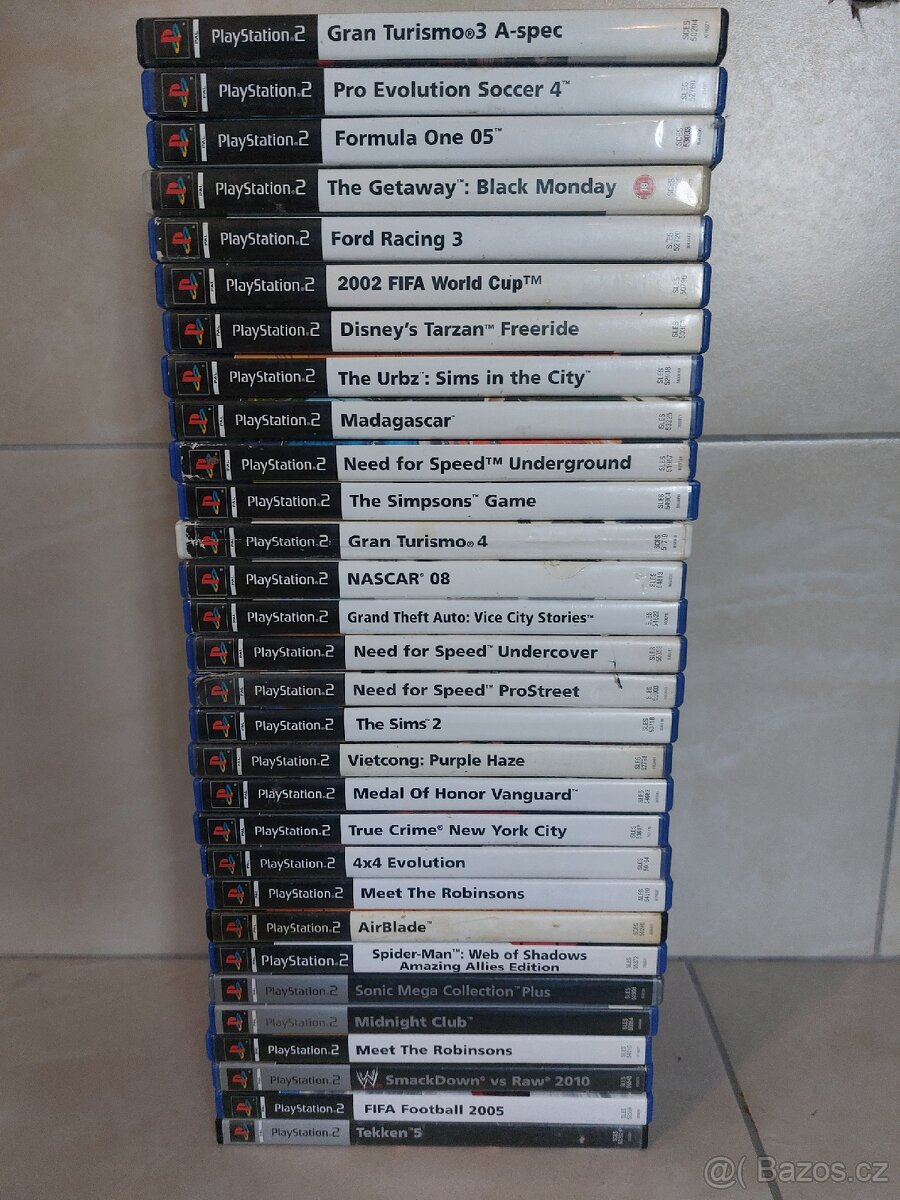 2ks Konzole PS2 Playstation 2 + Hry - 2