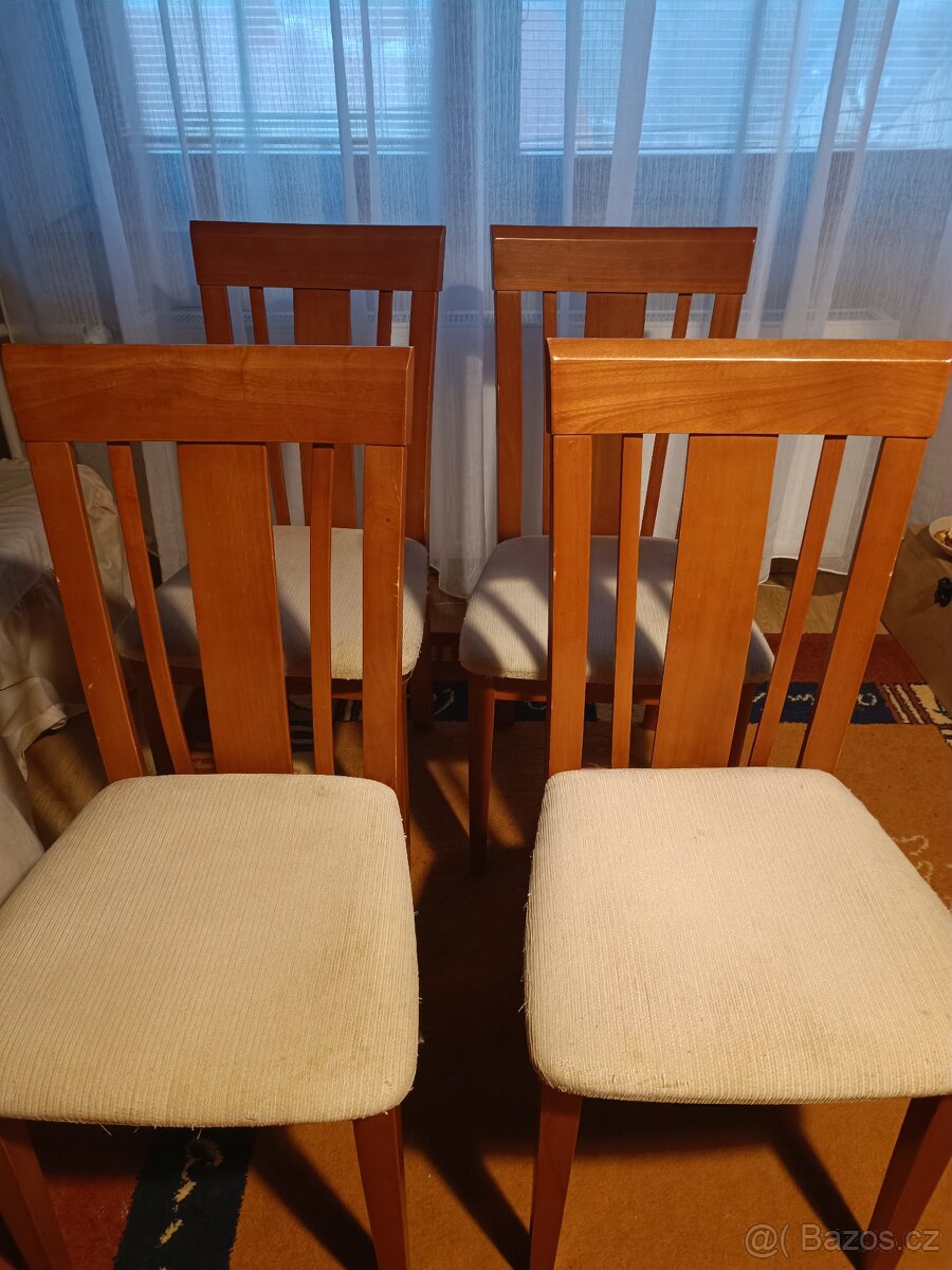 4 ks kuchyňské židle - 2