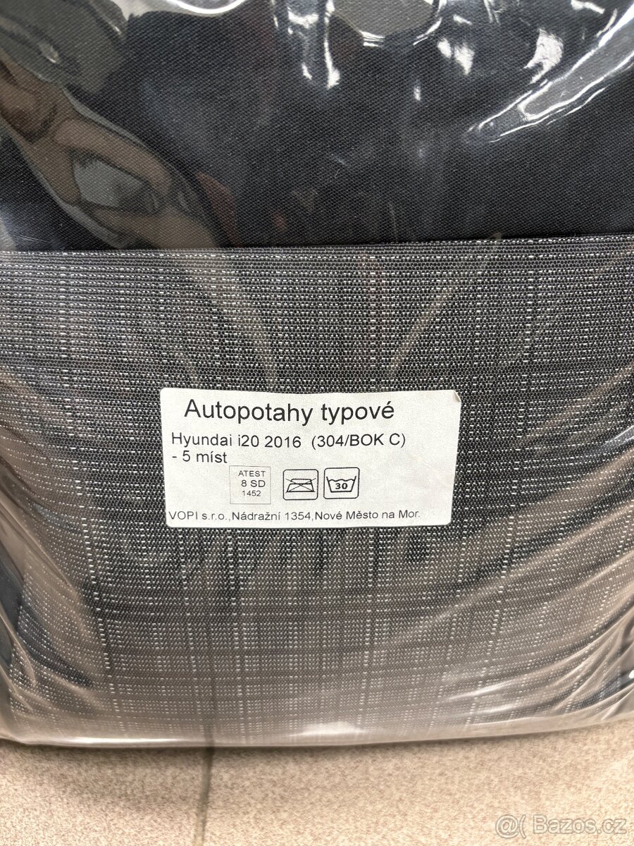 Autopotahy Hyundai I20 2016 - 2
