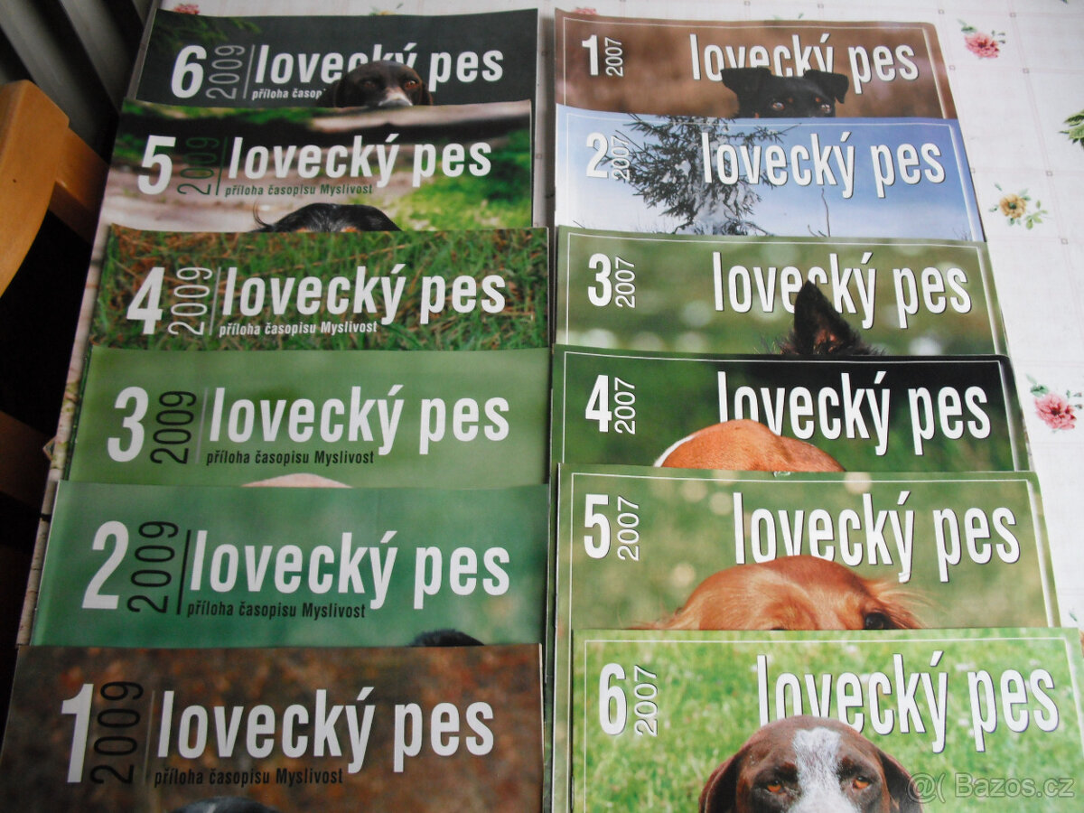 Myslivecká / lovecká literatura 15 ks - 2