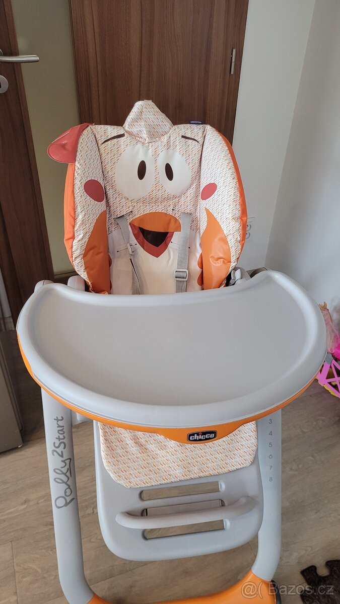 CHICCO Polly 2 Start jídelní židlička Fancy Chicken - 2