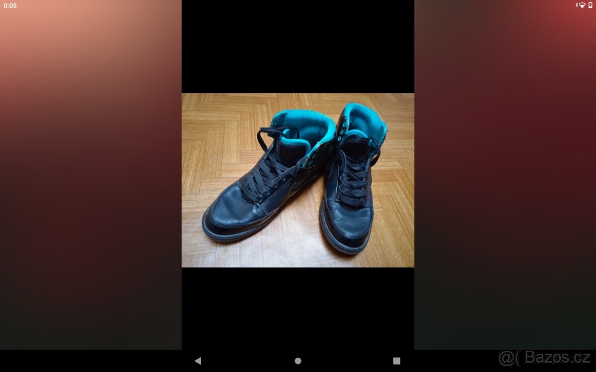 Černé boty Nike, velikost 38 - 2