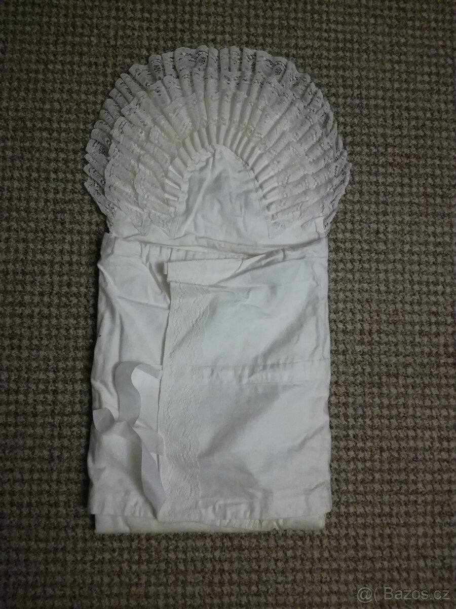 Dětská zavinovačka s krajkou - 2