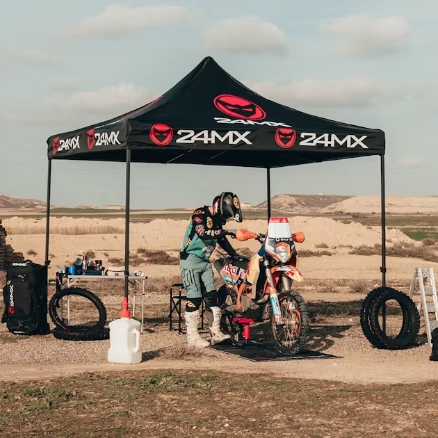 Nůžkový stan 24 MX. Bez bočnič. 3x3 metr. Nový - 2