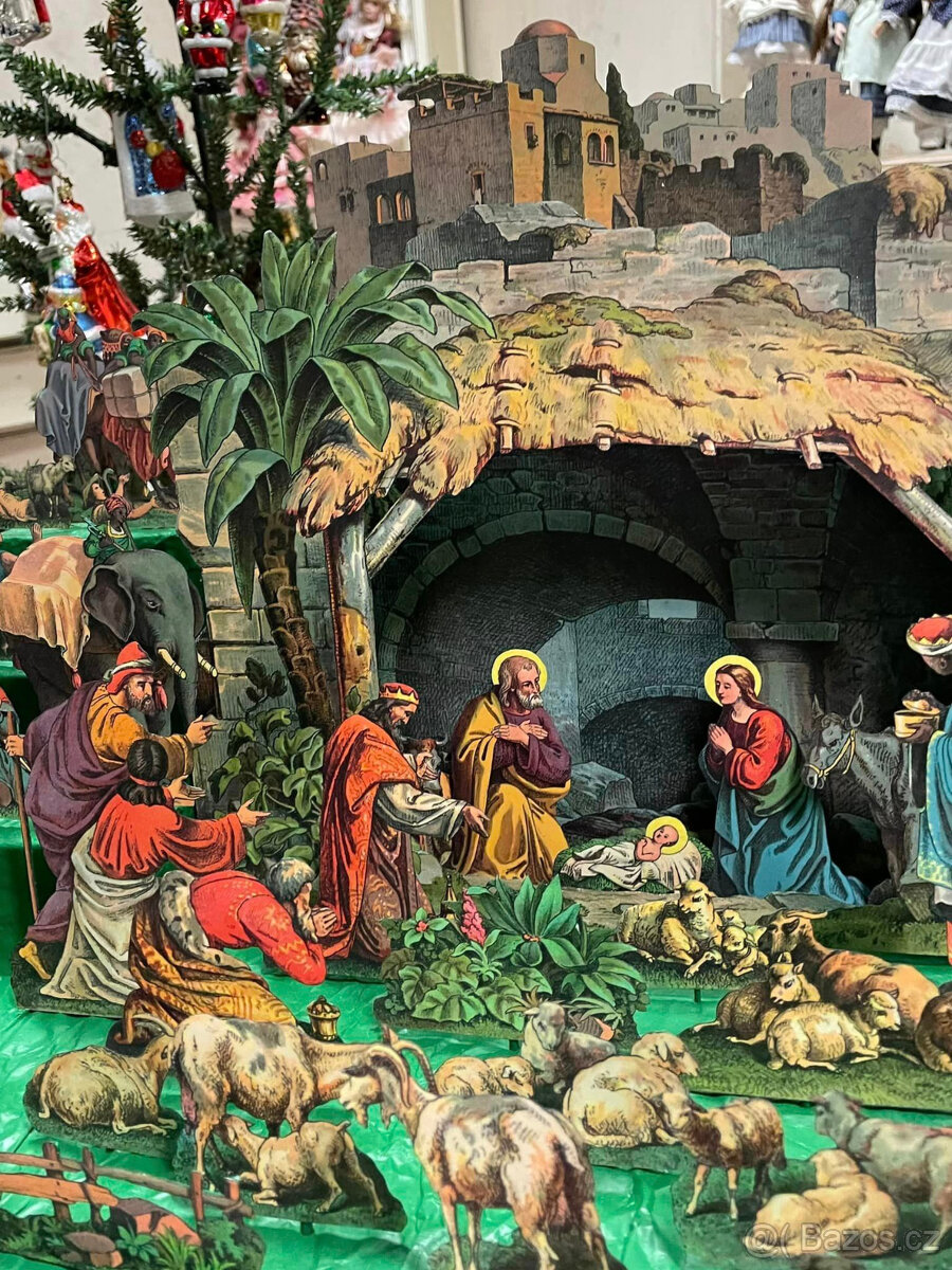 Vyřezávaný tyroslký betlém - 2