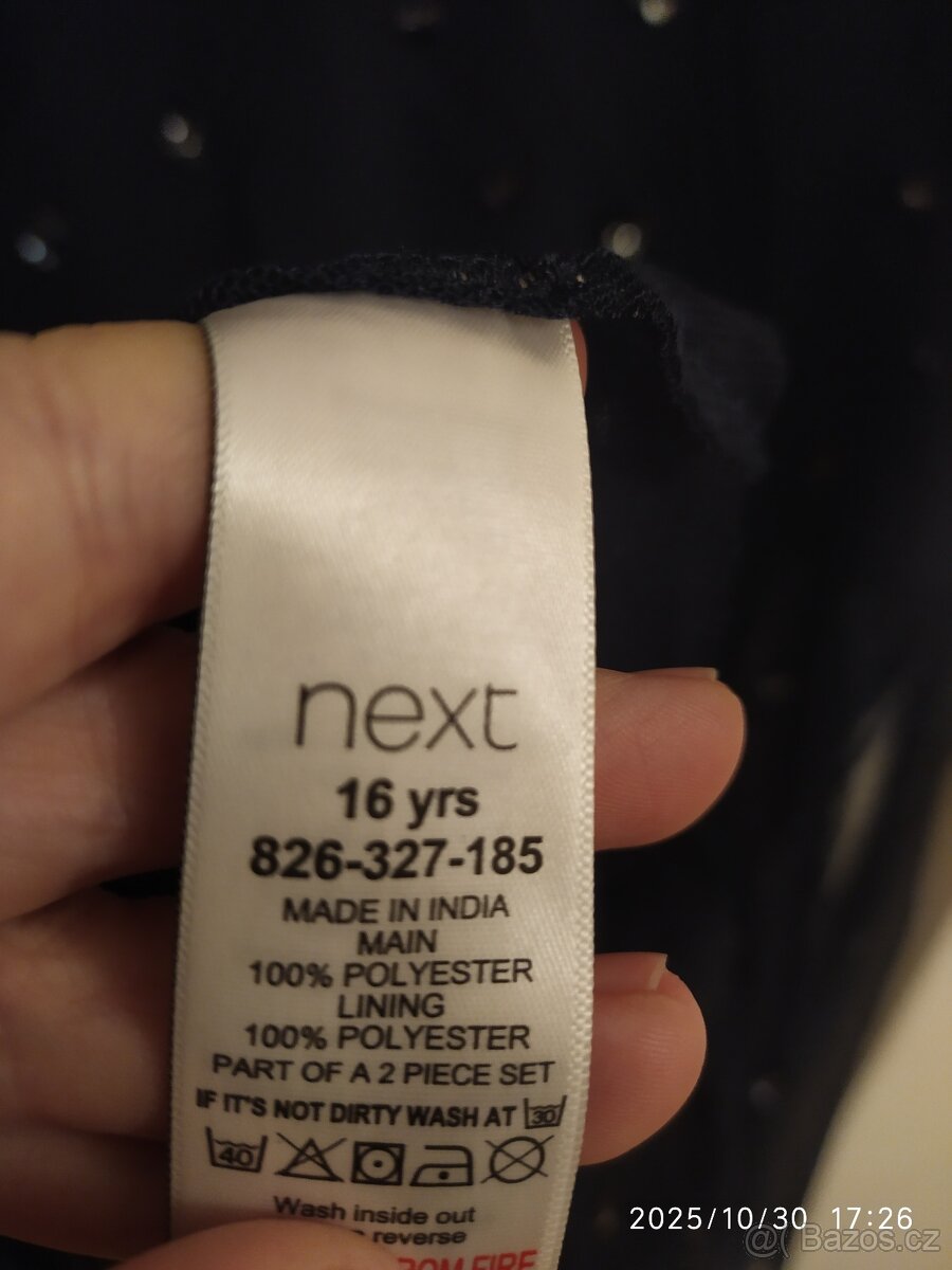Dívčí šaty společenské Next - 2