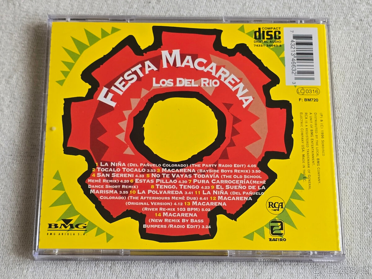 Los Del Rio - FIESTA MACARENA (CD, 1996) - 2