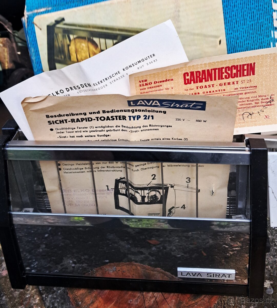 RETRO Topinkovač z NDR 1975 - 2