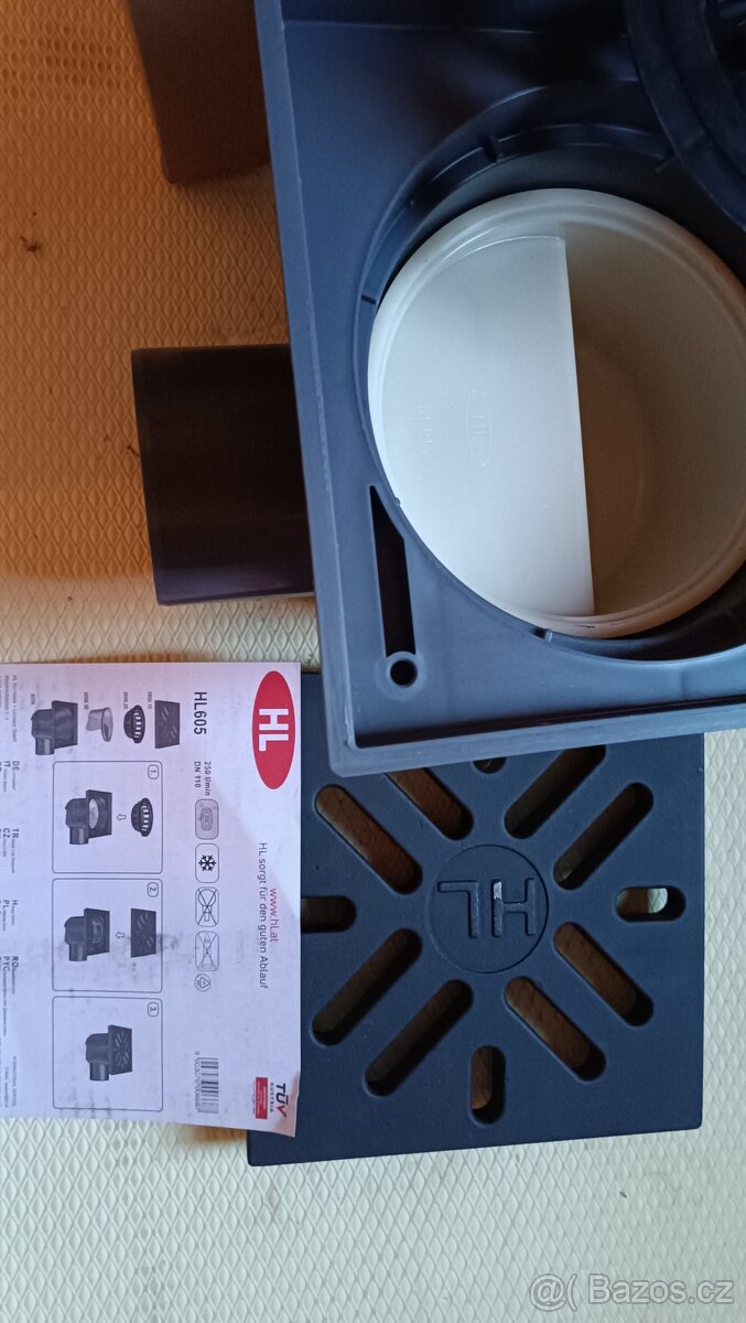 Vtok dvorní HL605 Perfekt DN110, - 2