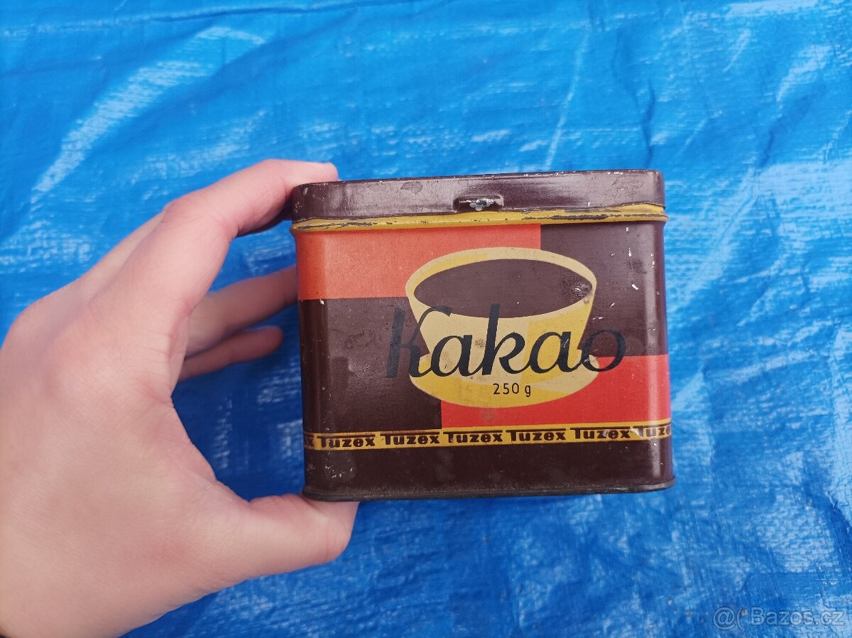 Plechová dóza Kakao Tuzex č. 2 - 2
