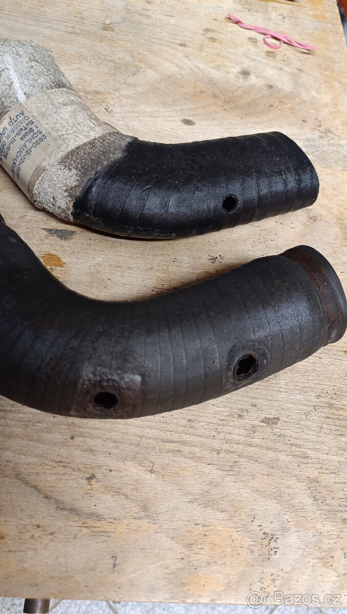 DKW Munga - edvě originální hadice -kolena - 2