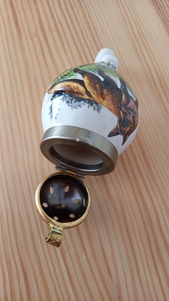 Keramická dýmka Liška - hlavička - 2