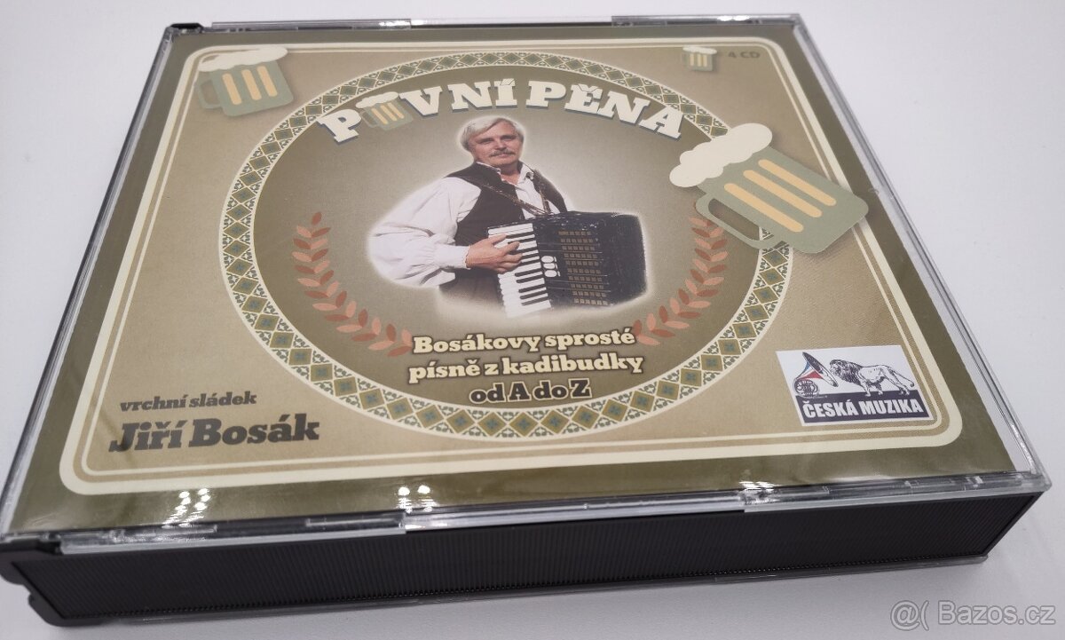 CD/DVD Bosákový sprosté písně z Kadibudky PIVNÍ PĚNA 4 CD - 2