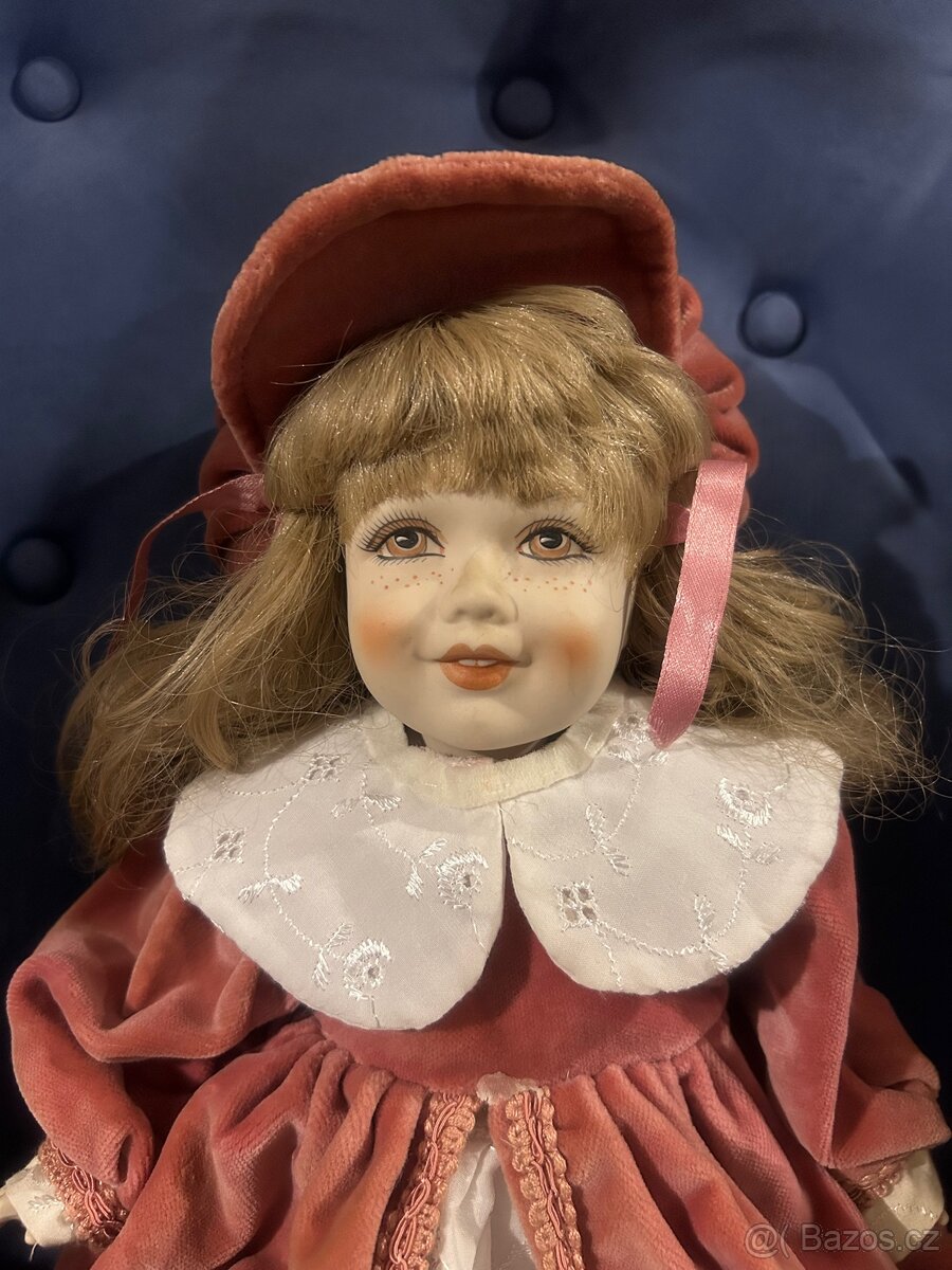 Vzácná celoporcelánová panenka Made in Italy - 2